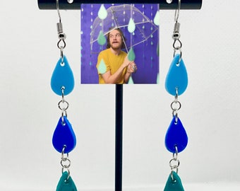 Bo Burnham's "Inside" Inspired Earrings (White Woman's Instagram) (CLIP-ON OPTION)