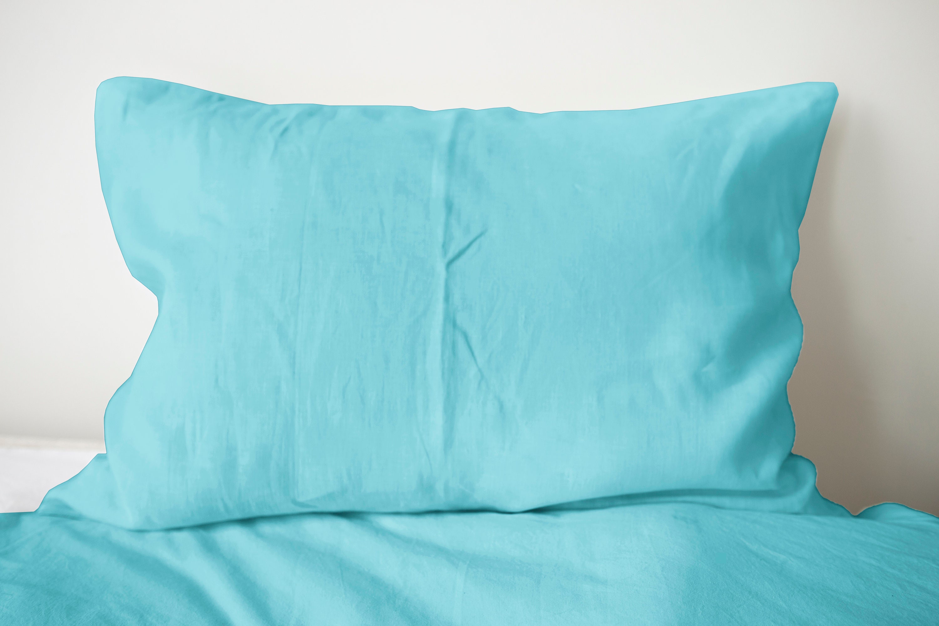 Basic Linen Pillowcase 25 Colors Available Etsy UK