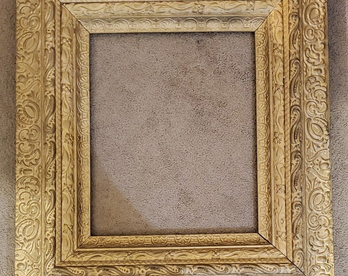 Antique Gold Frame Vintage Large Thick Frame Farmhouse Decor Wedding ...