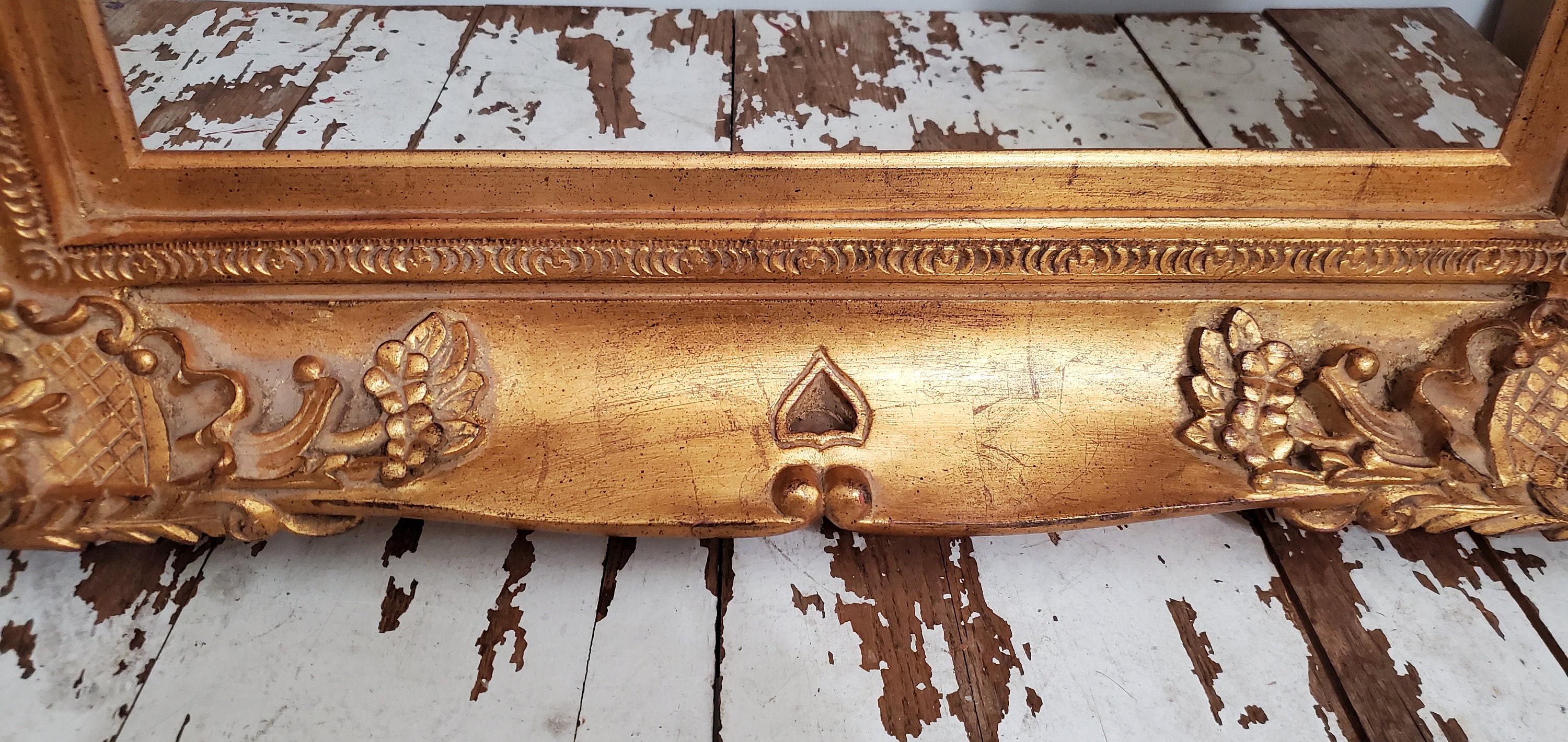 Antique Gold Gilded Massive Picture Frame Extra Large Musuem Quality ...
