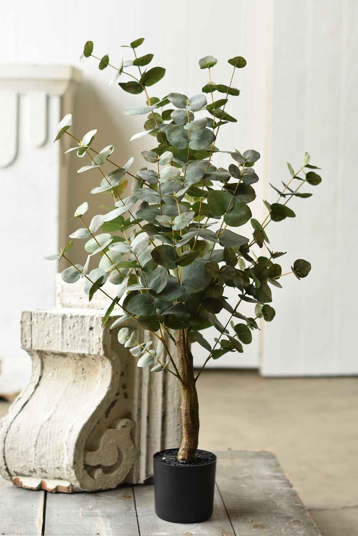 Artificial Plant, tree with Natural Logs, for Home Decoration, Bamboo,  Ficus, Wisteria, Olive, Eucalyptus, Almond