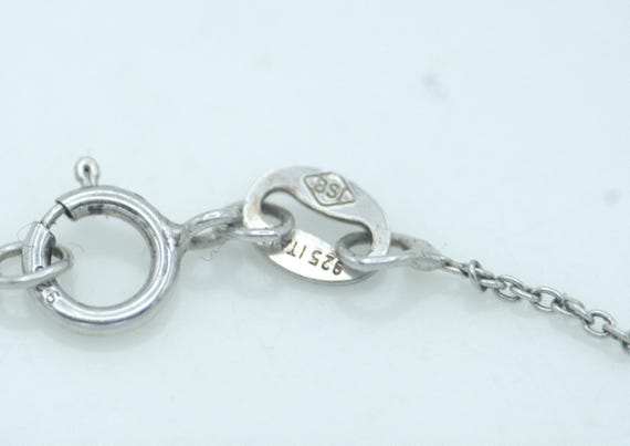 Preowned Sterling Silver Teardrop Ruby and Diamon… - image 4