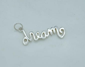 Charm de ensueño de plata esterlina de segunda mano