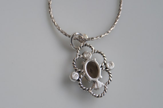 Preowned Sterling Silver Petalite and Marcasite P… - image 3