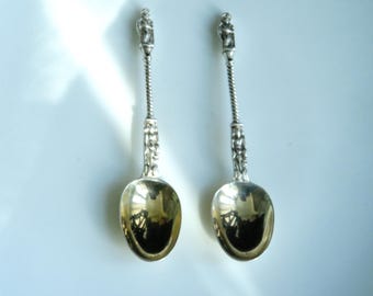 19世紀半ばのドイツまたはオランダの銀製アポストルデミタススプーン5