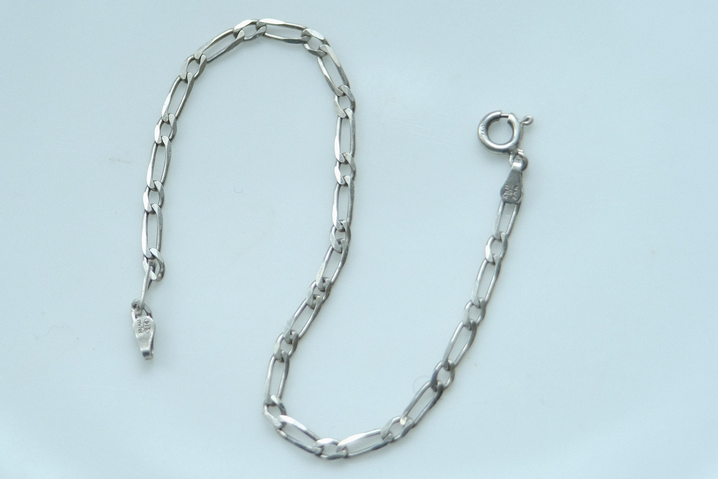 Sterling Silver Snake Chain Bracelet Finished Snake Chain 2.5mm Unisex  Lobster Clasp 7.75-inch Length BSN803 