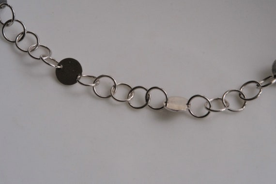 Preowned Sterling Silver Linked Chain 16 inch - image 2