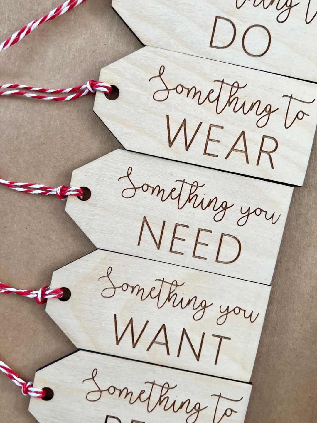 Christmas Gift Tags Something to Wear Something to Do Something to
