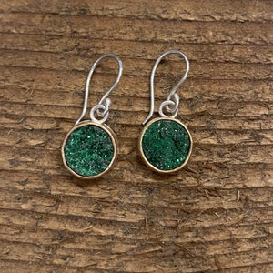 Uvarovite Garnet Dangle Earrings