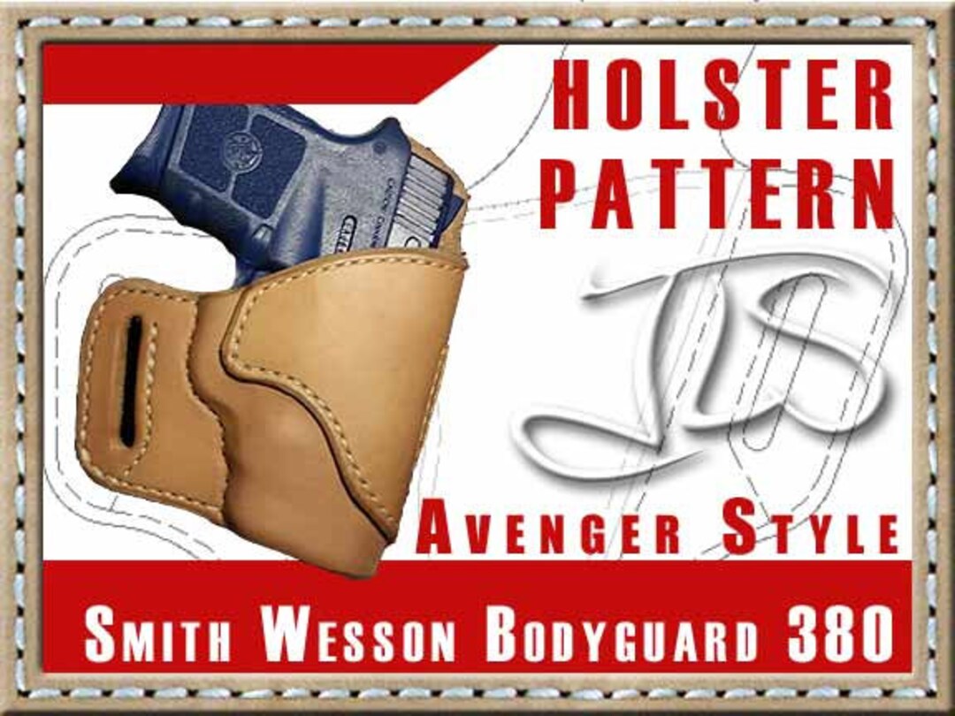 Smith Wesson Bodyguard 380 Leather Holster PATTERN Avenger Style OWB - Etsy
