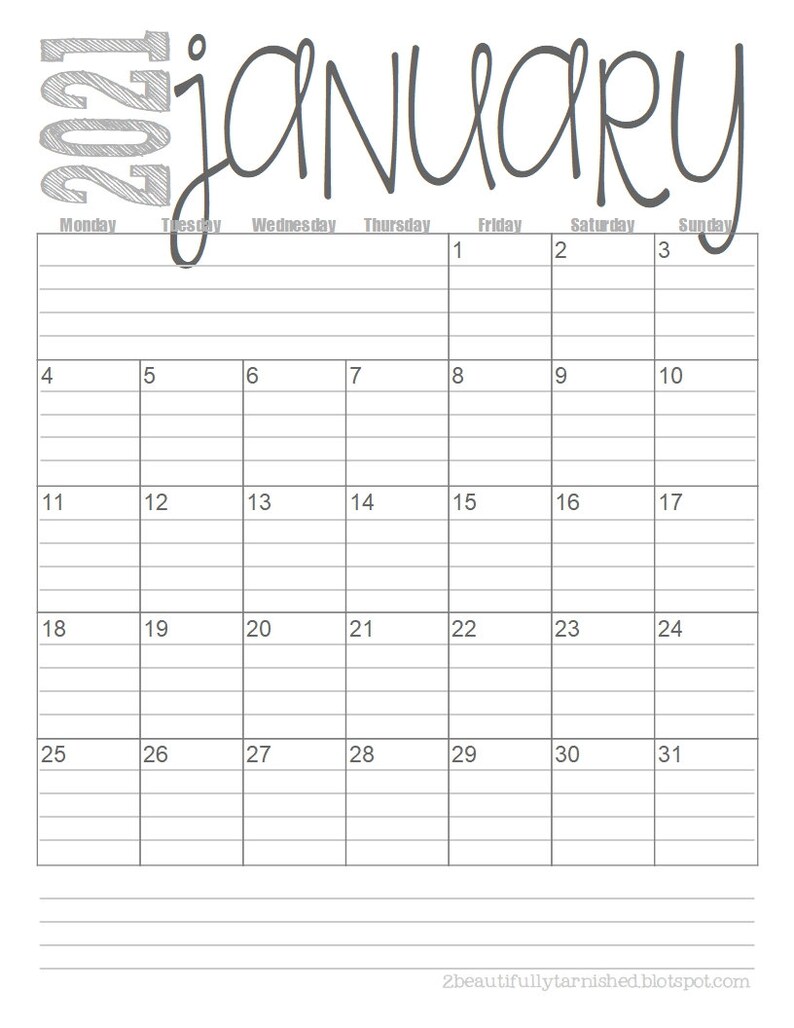 2021 european lined monthly calendars portrait full year