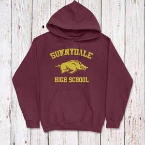 Camiseta de Buffy la cazavampiros - Sudadera con capucha de Sunnydale High School, sudadera con capucha de Buffy Sunnydale, sudadera con capucha de Buffy la cazavampiros, jersey