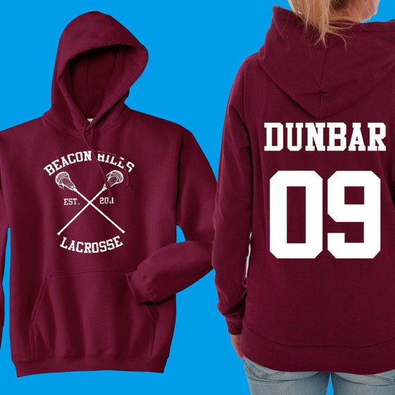 Paraíso Taxi Pórtico Teen Wolf sudadera con capucha Beacon Hills Lacrosse - Etsy México