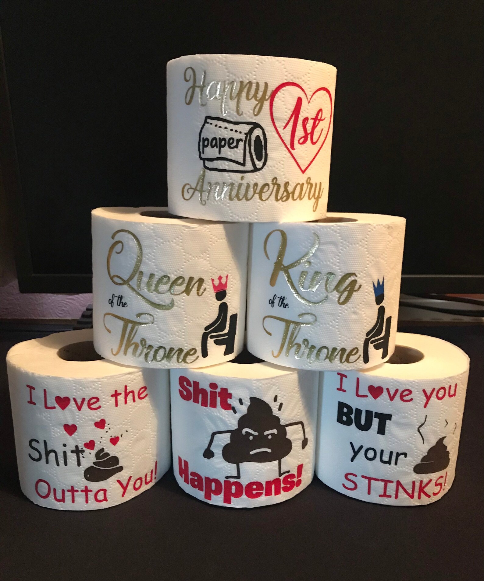 Novelty Toilet Roll, Toilet Paper, Loo Roll, Novelty Valentines, Mother's Day, Father's Day