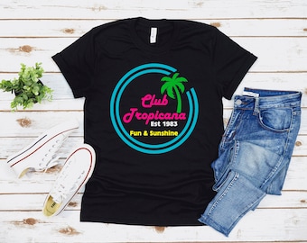 Club Tropicana, WHAM!, George Michael, 80's, Retro, Tribute Festival Party T Shirt