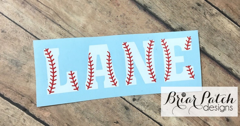 Baseball Helmet Decal, Personalized Baseball Helmet Decal, Helmet Decal, Baseball Sticker, Helmet Decal Name image 2