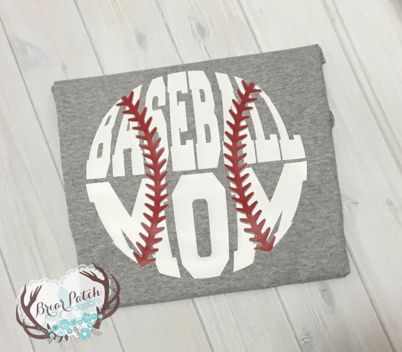Baseball Mom Vinyl Shirt Mom Baseball Shirt Baseball Shirt Etsy