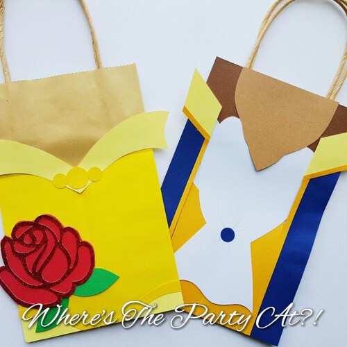 Beauty and the Beast Party Flatware Rose Themed Party Etsy