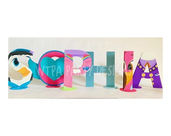 TOTS Inspired Letters/Tots Party Decorations/ ToTs/Tots Party