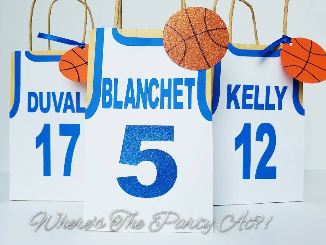 Basketball Favor Bags/basketball Party/favor Bags/treat Bags/party