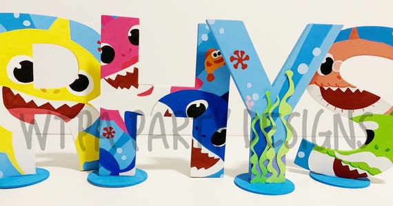 Download Baby Shark Alphabet Letters