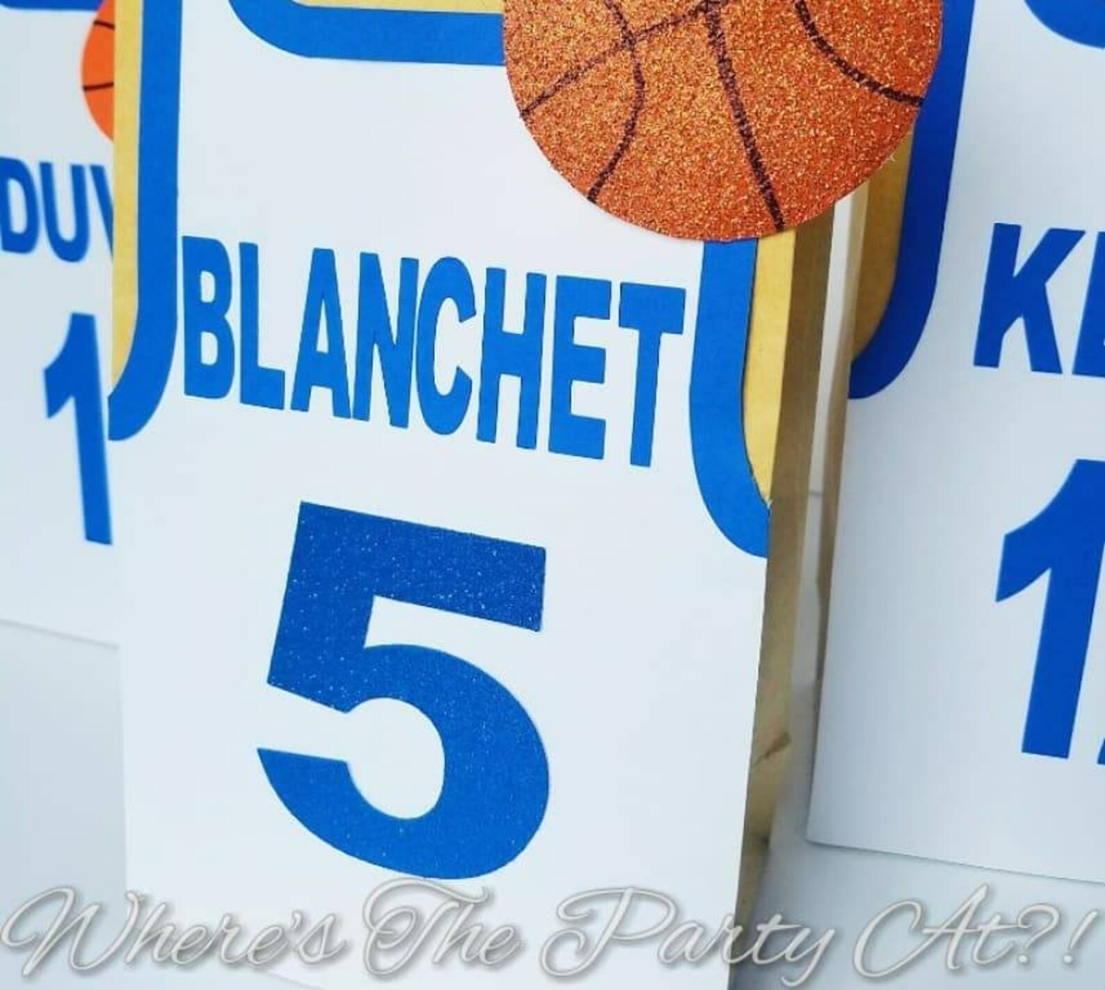 Basketball Favor Bags/basketball Party/favor Bags/treat Etsy