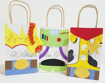 Toy Story Inspired Favor Bags/Toy Story Party/Baby Shower/Kids Birthday/Party Favors/Goodie Bag/ Favors