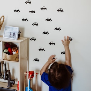 Car Wall Decals for Boys Rooms, Fun Kids Wall Stickers, Vehicle Kids Decor, Playroom Wall Art, Removeable Kids Wall Decals, Peel and Stick