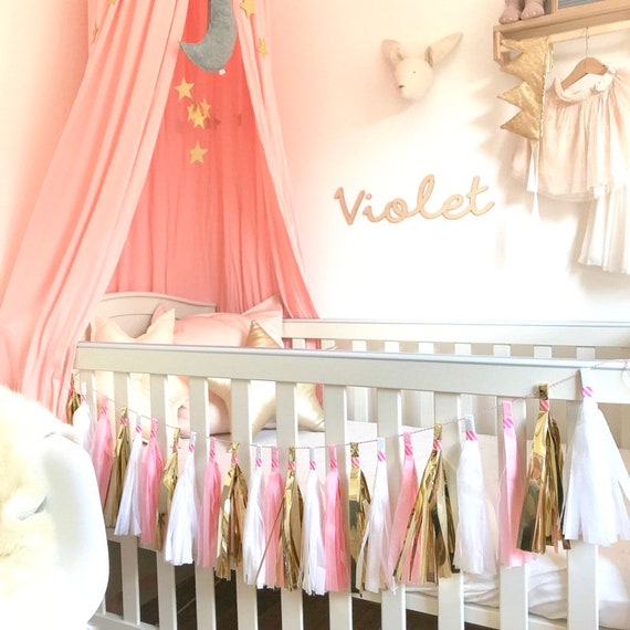 Pink White Gold Tassel Garland First Birthday Hen Party Etsy