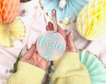 Personalised Liberty Easter Bunny Keepsake Decoration, Easter Basket, Gifts for Kids, First Easter, Hello Spring, Easter Decorations, Decor