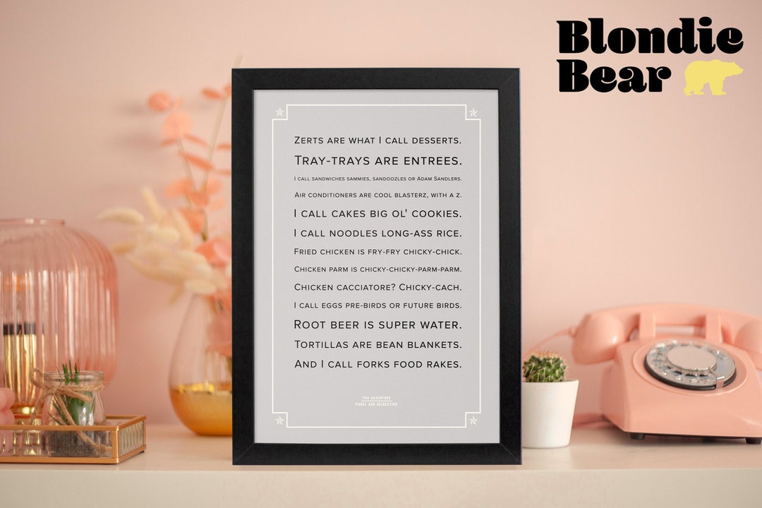 Parks &amp; Recreation Quote Poster, Apps and Zerts, Tom Haverford, Quote ...