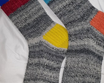 Handknit socks