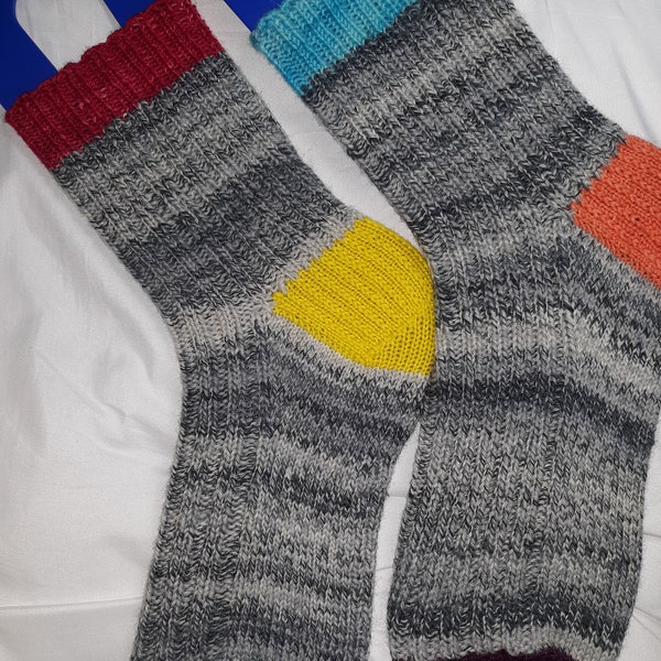 Handknit socks