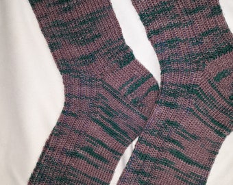 Handknit socks, xl