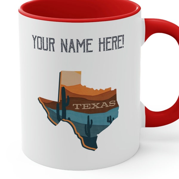 Texas Mug Etsy