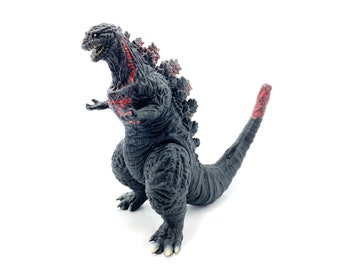 Figura de vinilo suave de Bandai Kaiju de la serie de monstruos de la película Shin Godzilla, juguete vintage japonés