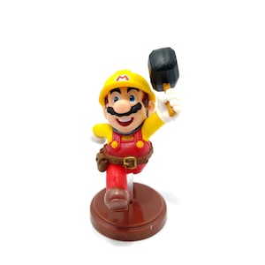 Super Mario Bros Collection Mini Model Toys Figure  Japan - Builder Mario