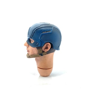 Hot Toys MMS242 Marvel Captain America Action Figure schaal 1/6 - Head Sculpt afbeelding 4