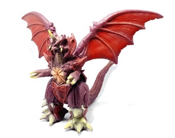 Godzilla Destoroyah 1998 Kaiju Bandai Rare Vintage Toy Soft Vinyl Japan Action Figure