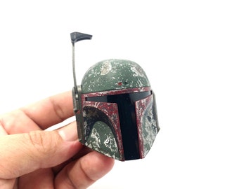 1/6 Scale Hot Toys TMS034 Star Wars The Mandalorian Boba Fett Figure - Helmet