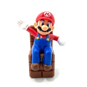 Super Mario Bros. Mcdonald Glückliche Mahlzeit Kid Sammlung Modell Spielzeug Figur - Sitzender Mario