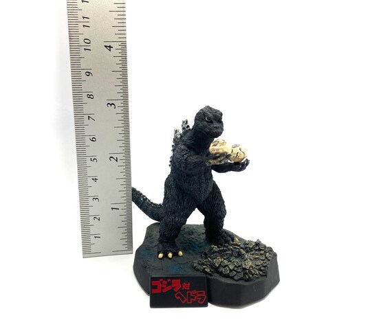 VINTAGE 4inch FIGURE· GODZILLA Set of 21 Godzilla 1971 Bandai Complete Works Diorama Mini Figure HG