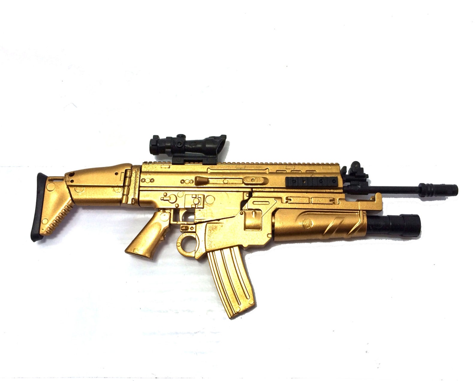 1/6 Scale Custom Made Gold FN Scar Assault Rifle US Army FN Etsy