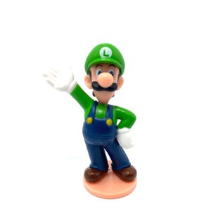 Super Mario Bros Collection Mini Mascot Toys Figure Japan - Luigi