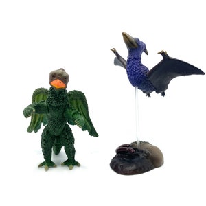 Gamera Gappa Obelisk Kaiju Movie Mini Figure Vintage Japan Toys