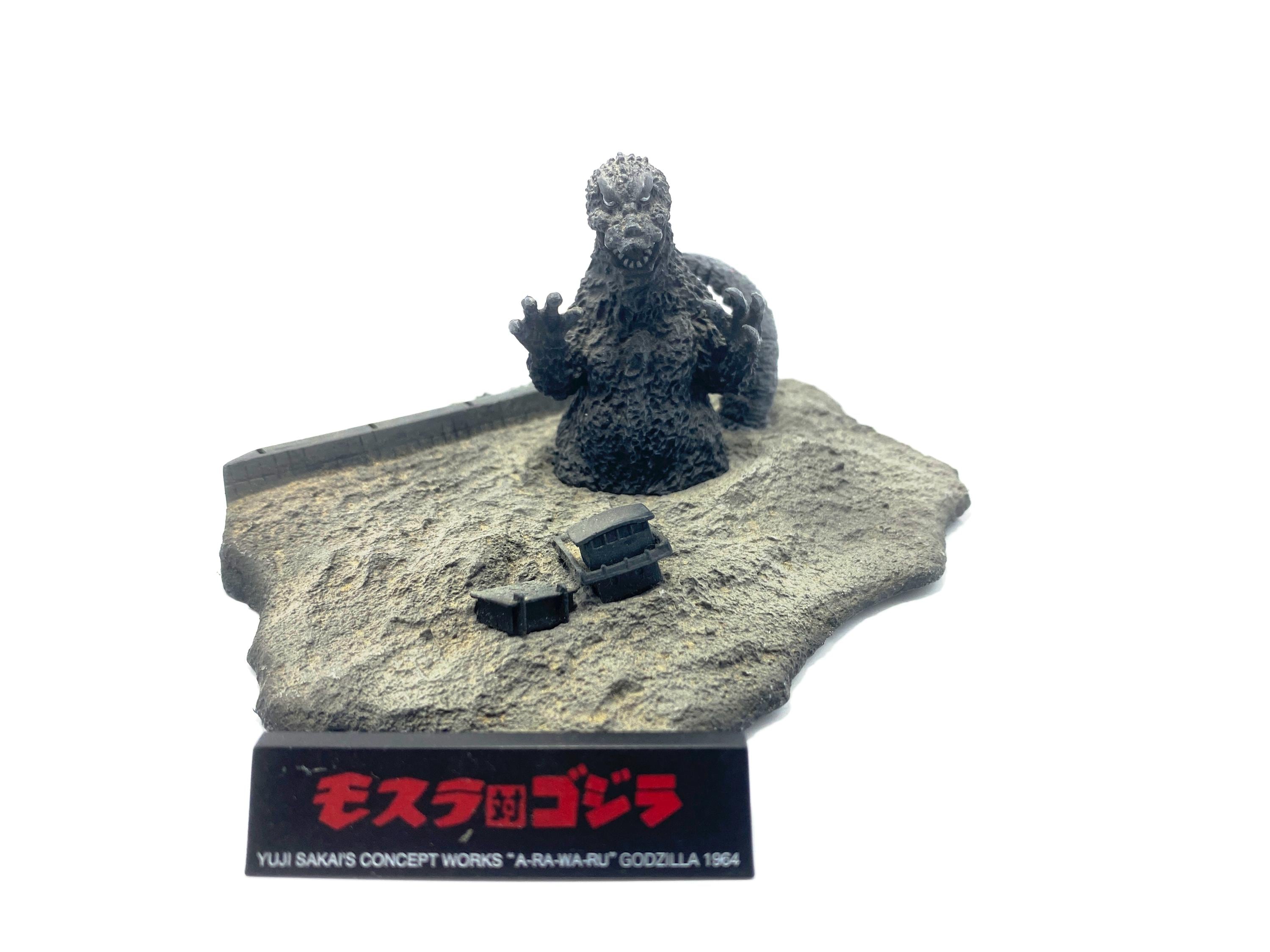 Godzilla 1964 Bandai Concept Works Diorama Mini Figure HG Japan