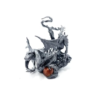 Final Fantasy Square Enix FF Creatures Chrome Vol.3 modelfiguur met kaart - Dark Dragon