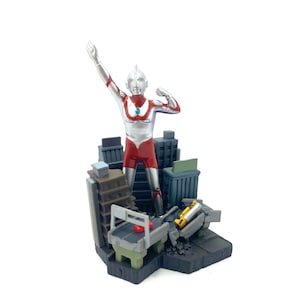 Ultraman Original Time Slip Glico Mini Diorama Figure Vintage Japan Toys