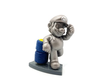 Mario Kart 7 Nintendo Suntory Coleção de Bonecos Grandes Brinquedos - Metal Mario