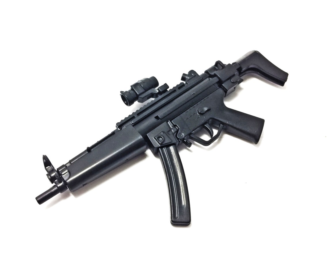 1/6 Schaal MP5 Submachine Gun SWAT H&K Duitse Miniatuur Etsy